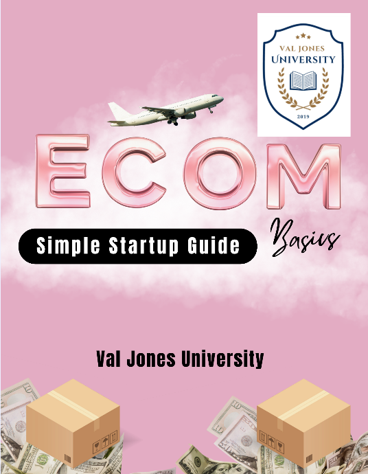 Ecom Simple Startup Guide' by Val Jones University