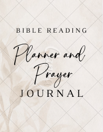 Bible Reading Planner and Prayer Journal