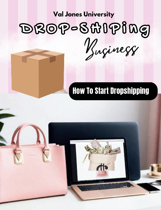 Val Jones University's dropshipping business course