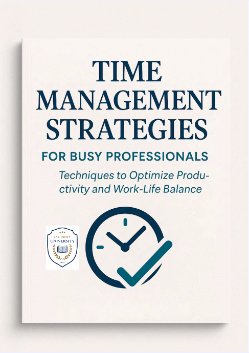 Val Jones University Time Management Strategies for Busy Professionals